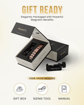 Magnetic Bracelet EllipseMAX Magnetic Copper Bracelet for Men (Cross) MagnetRX