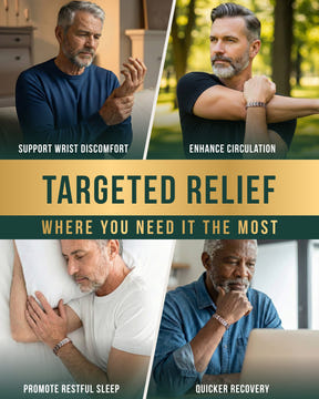 Magnetic Bracelet EllipseMAX Magnetic Copper Bracelet for Men (Cross) MagnetRX