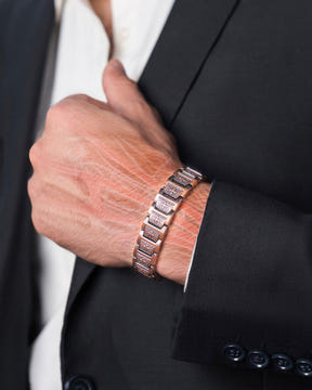 Magnetic Bracelet EllipseMAX Magnetic Copper Bracelet for Men (Cross) MagnetRX