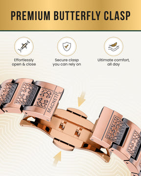 Magnetic Bracelet EllipseMAX Magnetic Copper Bracelet for Men (Cross) MagnetRX