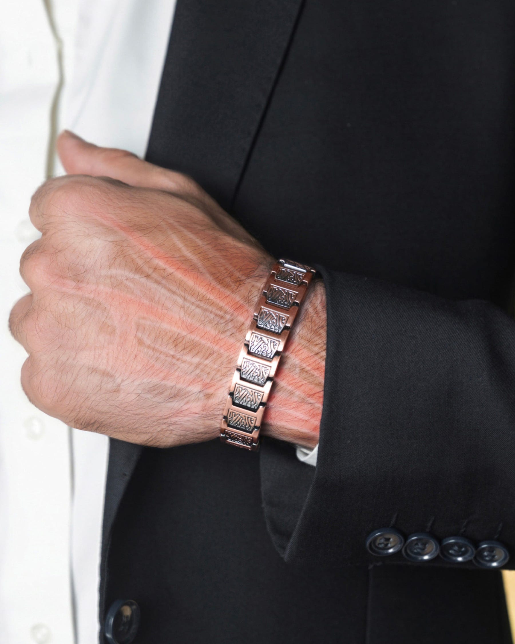 Magnetic Bracelet EllipseMAX Magnetic Copper Bracelet for Men (Viking) MagnetRX