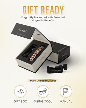 Magnetic Bracelet EllipseMAX Magnetic Copper Bracelet for Men (Viking) MagnetRX