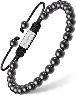 High Power Magnetic Hematite Bracelet Classic 6mm Bead