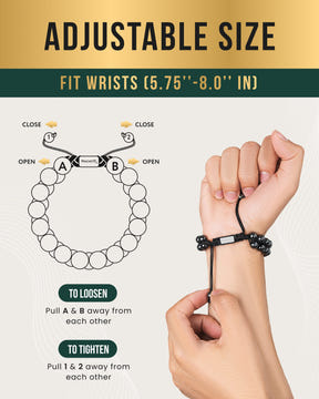 Magnetic Bracelet High Power Magnetic Hematite Bracelet Double Row MagnetRX