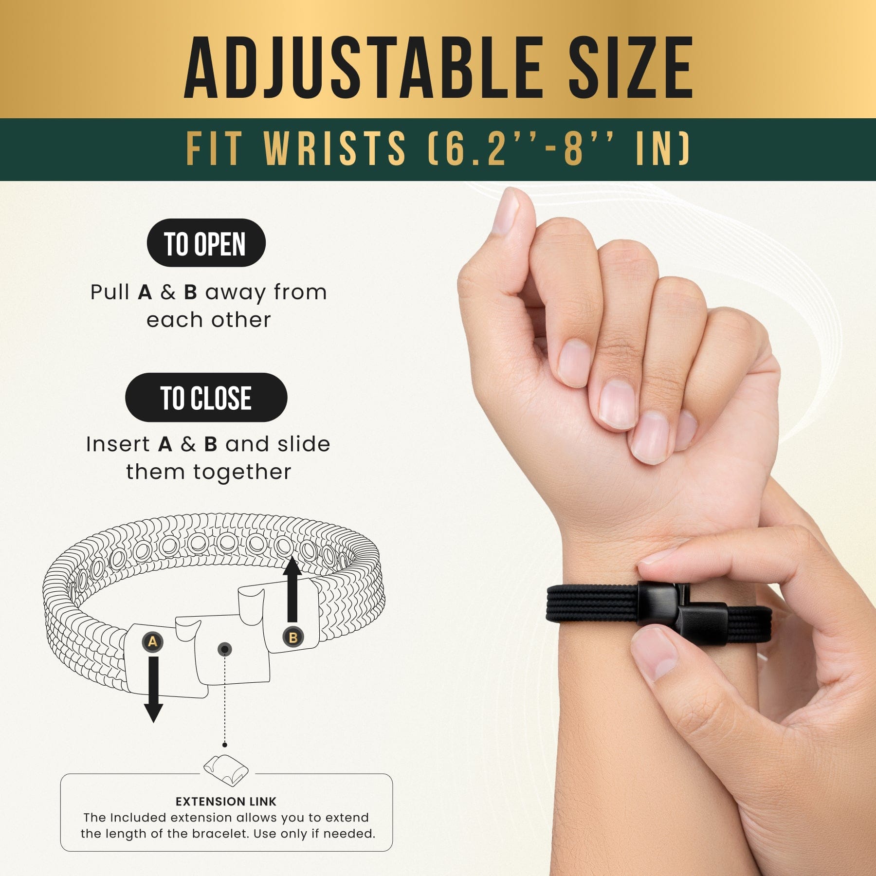 Magnetic Bracelet Magnetic Silicone Golf Bracelets (Classic) MagnetRX