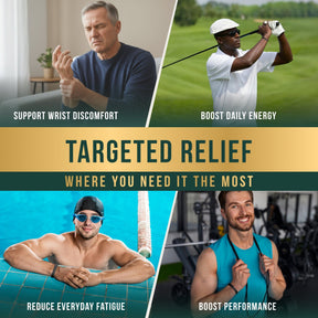 Magnetic Bracelet Magnetic Silicone Golf Bracelets (Classic) MagnetRX