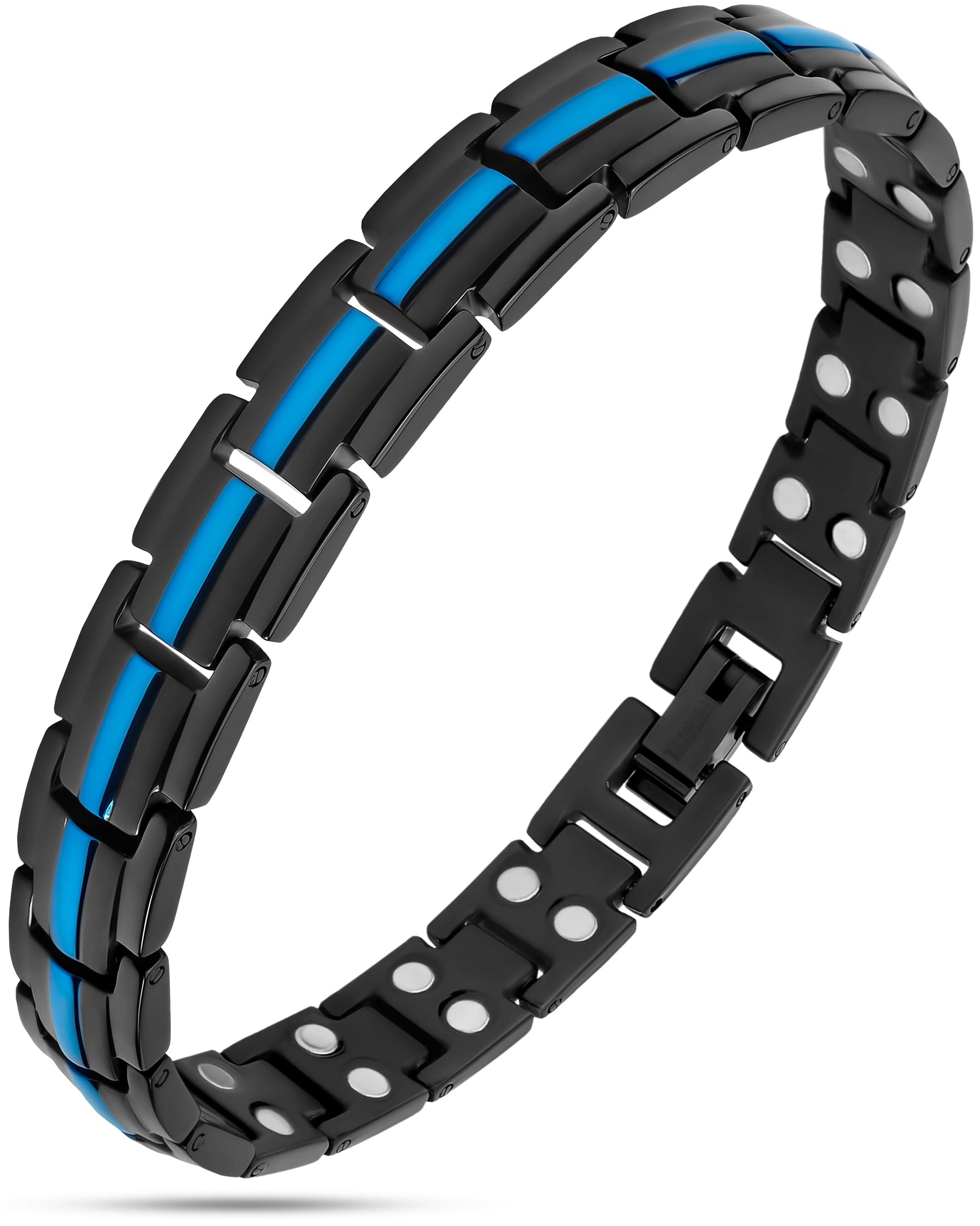 Magnetic Bracelet Magnetic Therapy Thin Blue Line Bracelet for Women MagnetRX