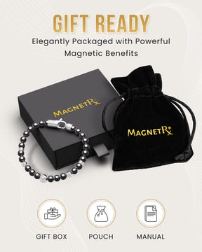 Magnetic Bracelet MAX Strength Magnetic Hematite Bracelet (Armory) MagnetRX