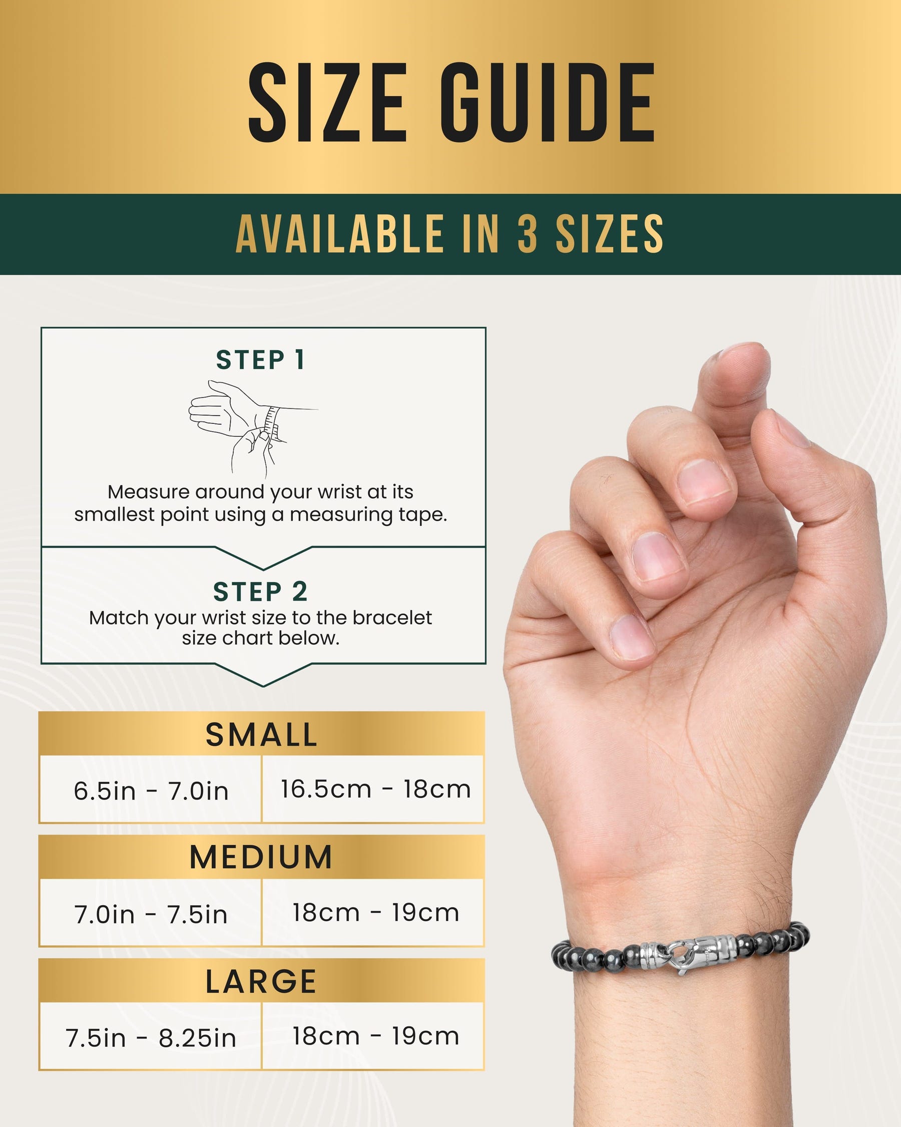 Magnetic Bracelet MAX Strength Magnetic Hematite Bracelet (Armory) MagnetRX