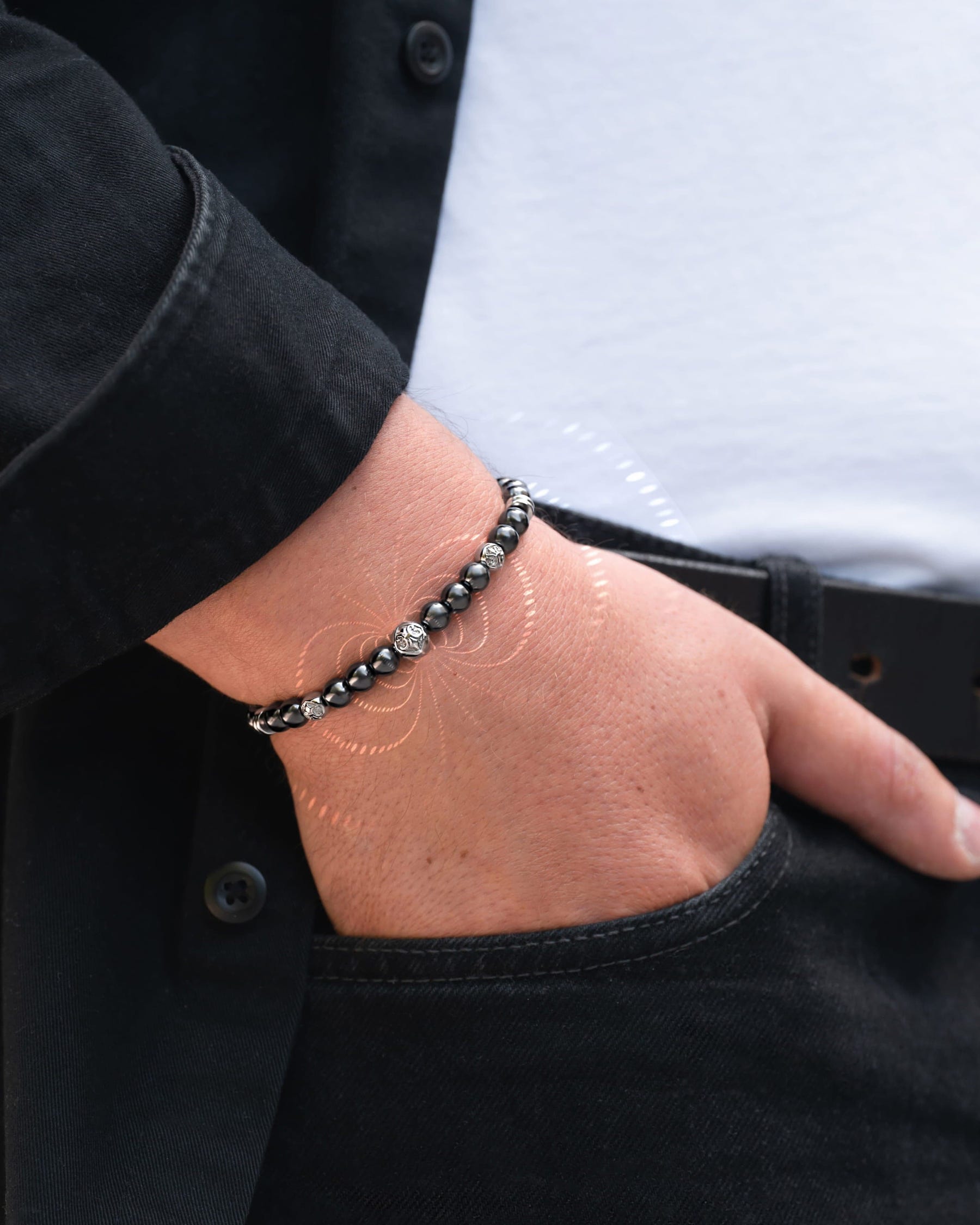 Magnetic Bracelet MAX Strength Magnetic Hematite Bracelet (Armory) MagnetRX