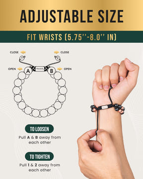 Magnetic Bracelet MAX Strength Magnetic Hematite & Copper Bracelet (Double Row) MagnetRX