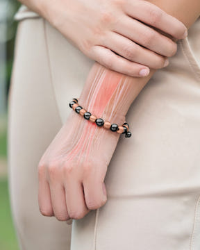 Magnetic Bracelet MAX Strength Magnetic Hematite & Copper Bracelet (Single Row) MagnetRX