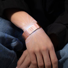 Magnetic Bracelet Mega Strength Magnetic Therapy Bracelet Wide Copper Cuff MagnetRX