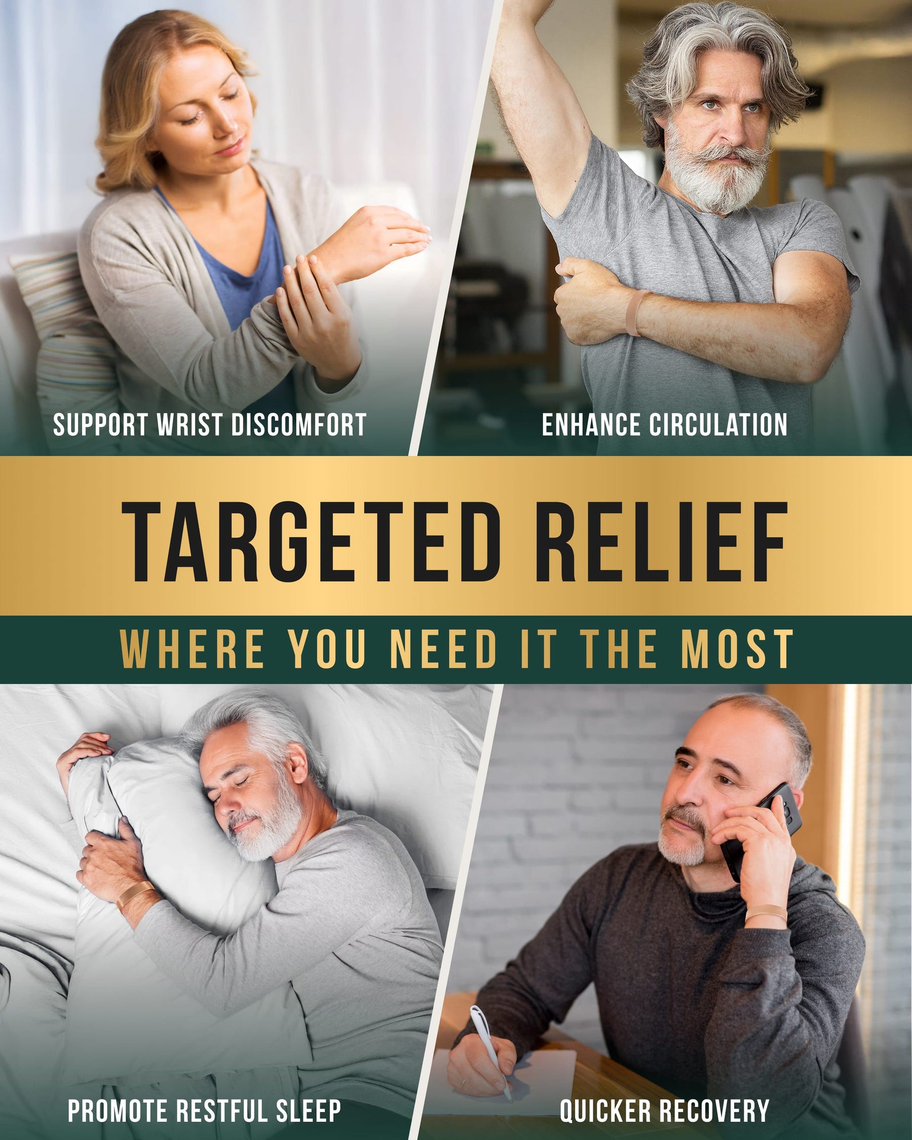 Magnetic Bracelet Mega Strength Magnetic Therapy Bracelet Wide Copper Cuff MagnetRX