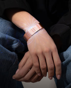 Magnetic Bracelet Mega Strength Magnetic Therapy Bracelet Wide Copper Cuff MagnetRX