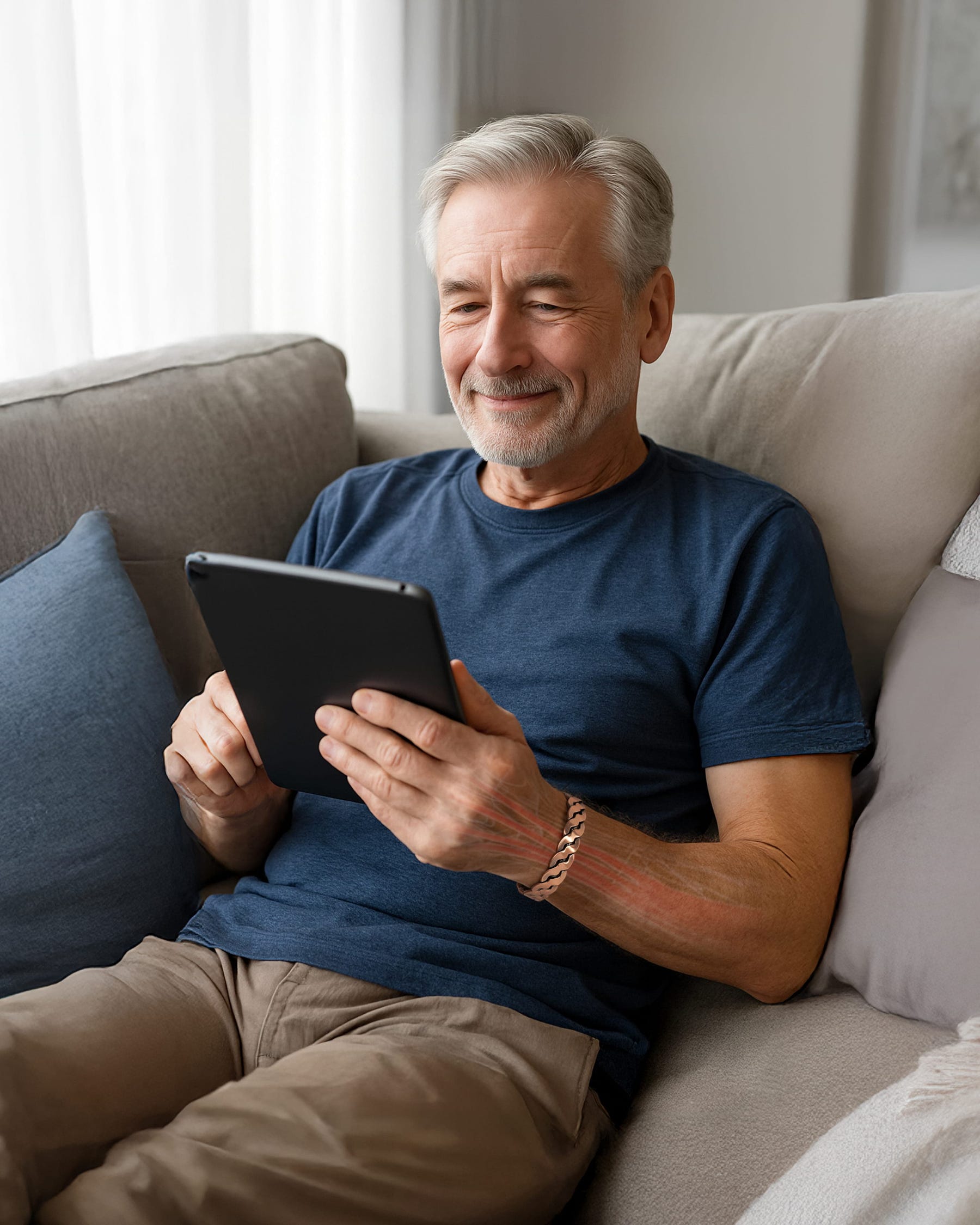 Magnetic Bracelet Rugged Twist Copper Magnetic Therapy Bracelet Bangle MagnetRX