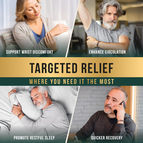 Magnetic Bracelet Stamped Celtic Mist Magnetic Copper Bracelet Cuff for Men MagnetRX