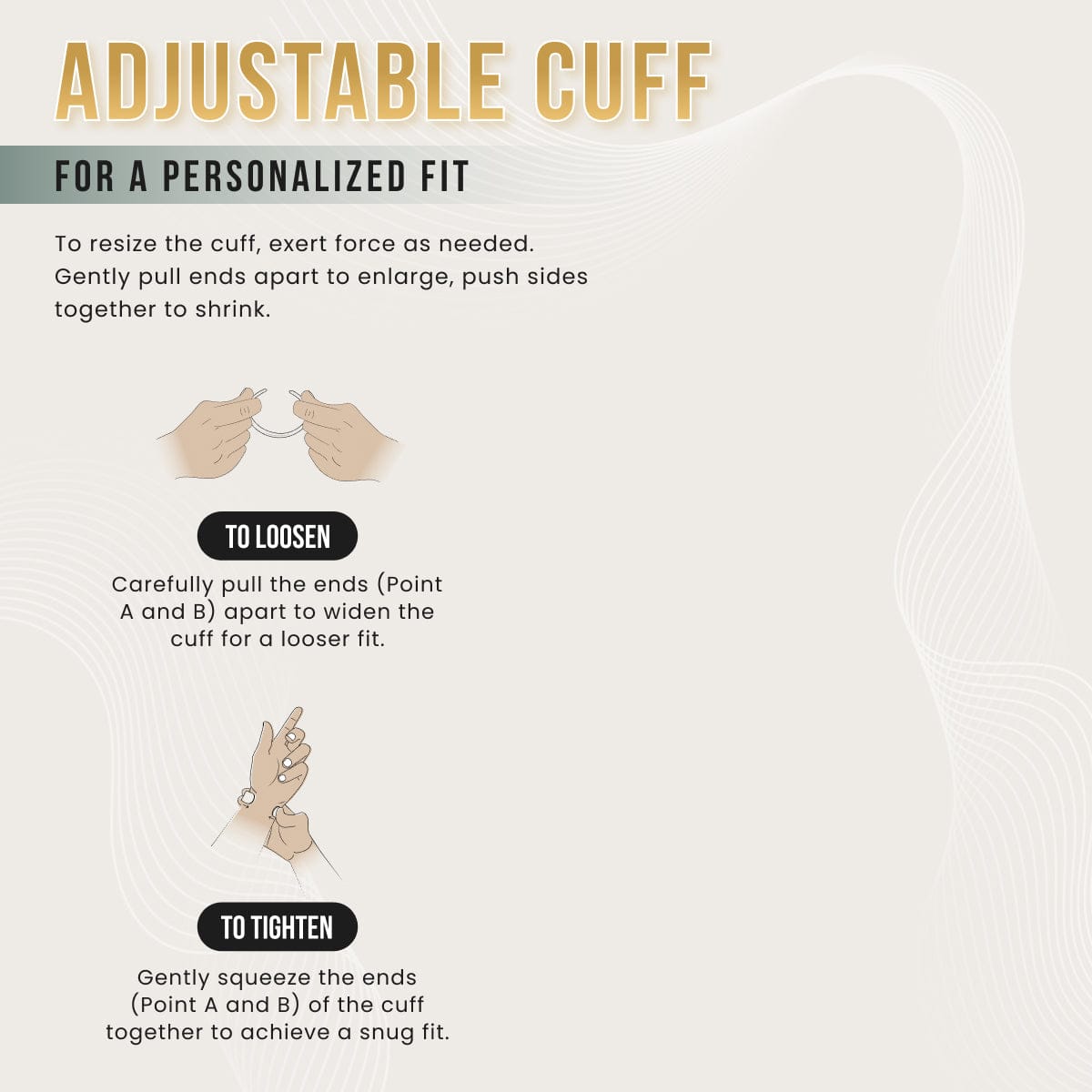 Magnetic Bracelet Stamped Celtic Mist Magnetic Copper Bracelet Cuff for Men MagnetRX