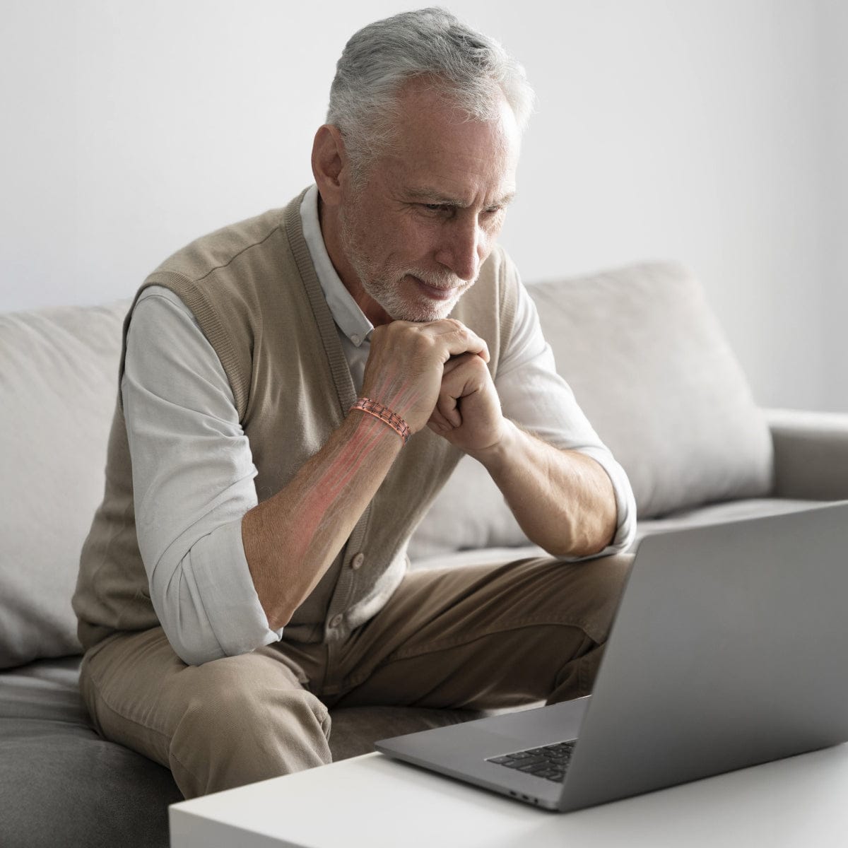 Magnetic Bracelet Stamped Native Magnetic Copper Bracelet Cuff for Men MagnetRX