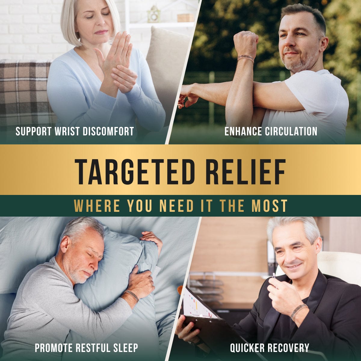 Magnetic Bracelet Stamped Viking Magnetic Copper Bracelet Cuff for Men MagnetRX