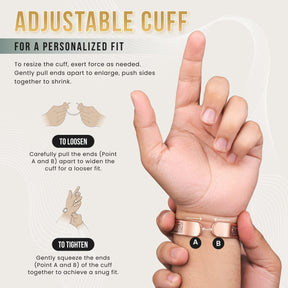 Magnetic Bracelet Stamped Viking Magnetic Copper Bracelet Cuff for Men MagnetRX