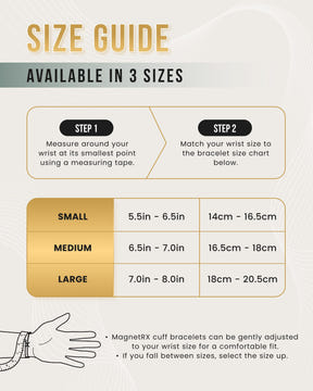 Magnetic Bracelet Twisted Cable Magnetic Bracelet Cuff (Silver & Gold) MagnetRX