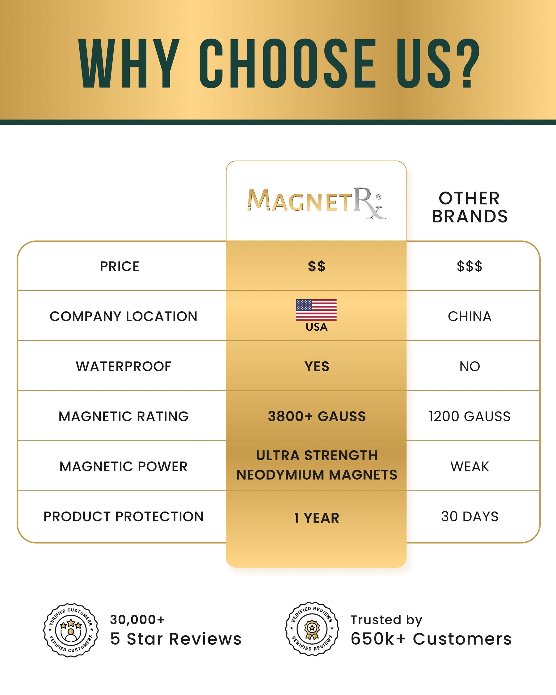 Magnetic Bracelet Twisted Cable Magnetic Bracelet Cuff (Silver & Gold) MagnetRX