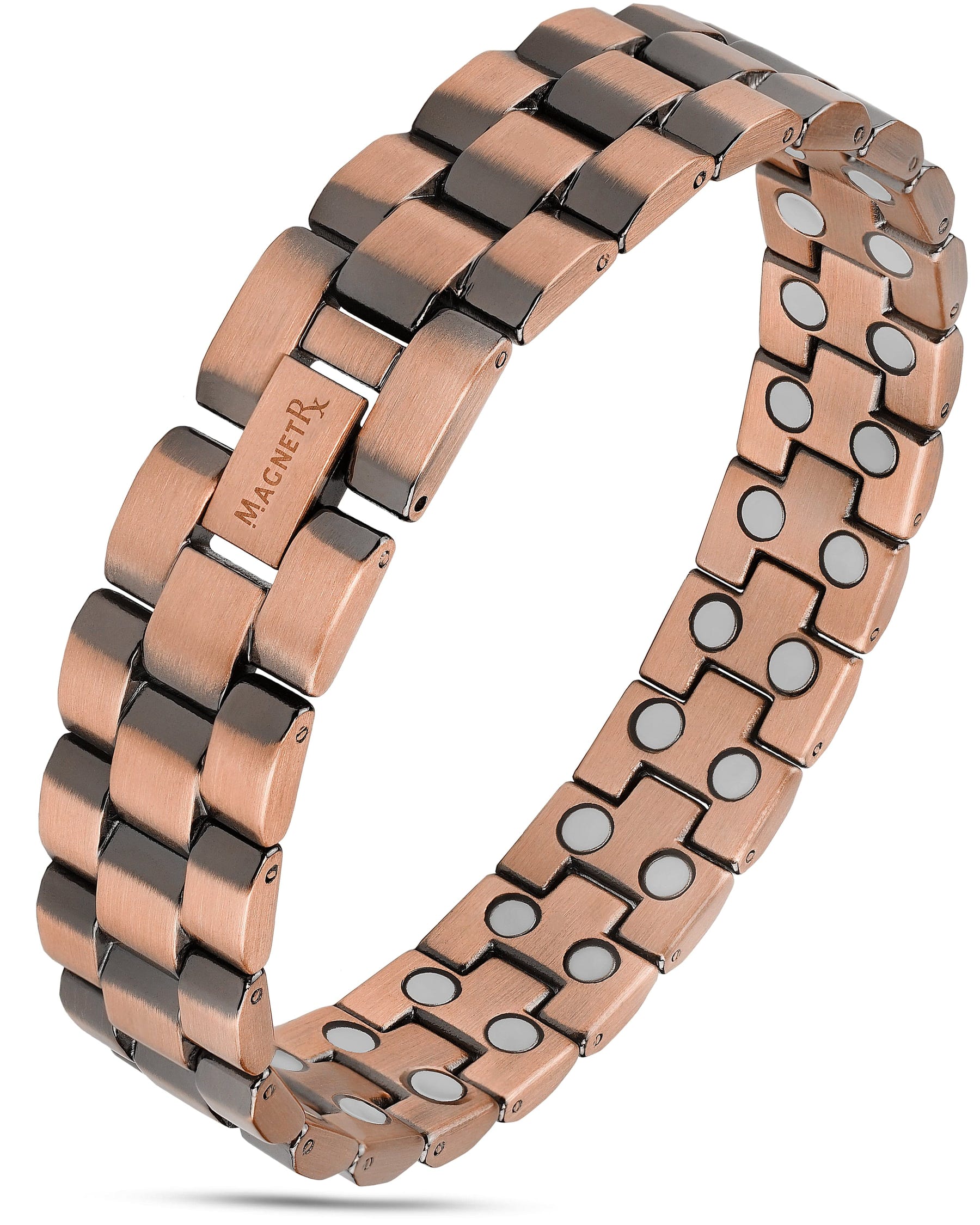 Magnetic Bracelet Ultra Strength Pure Copper Magnetic Therapy Bracelet (President) MagnetRX
