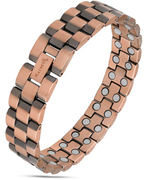 Magnetic Bracelet Ultra Strength Pure Copper Magnetic Therapy Bracelet (President) MagnetRX