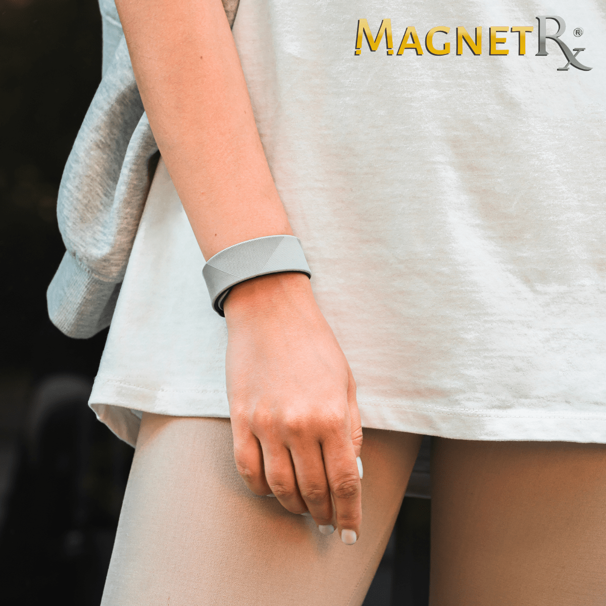 Magnetic Bracelet Ultra Strength Sports Magnetic Bracelet (Grey) MagnetRX