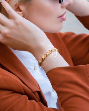 Magnetic Bracelet Women's Ultra Strength Magnetic Bracelet Crystal XO (Rose Gold) MagnetRX