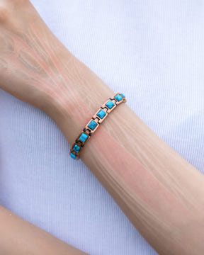 Magnetic Bracelet Women's Ultra Strength Pure Copper Magnetic Bracelet (Classic Turquoise) MagnetRX