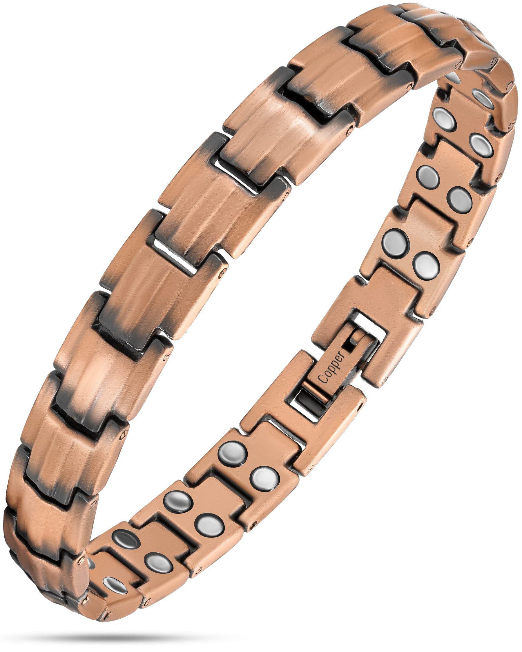 Magnetic Bracelet Women's Ultra Strength Pure Copper Magnetic Therapy Bracelet (Classic) MagnetRX