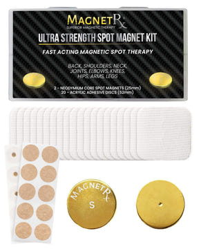 Magnetic Bundles Complete Spot Therapy Set – Small Patches & Large Spot Magnet Kit MagnetRX