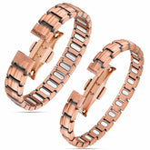 His & Hers Matching Magnetic Bracelets – EllipseMAX Copper