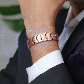 His & Hers Matching Magnetic Bracelets – EllipseMAX Copper