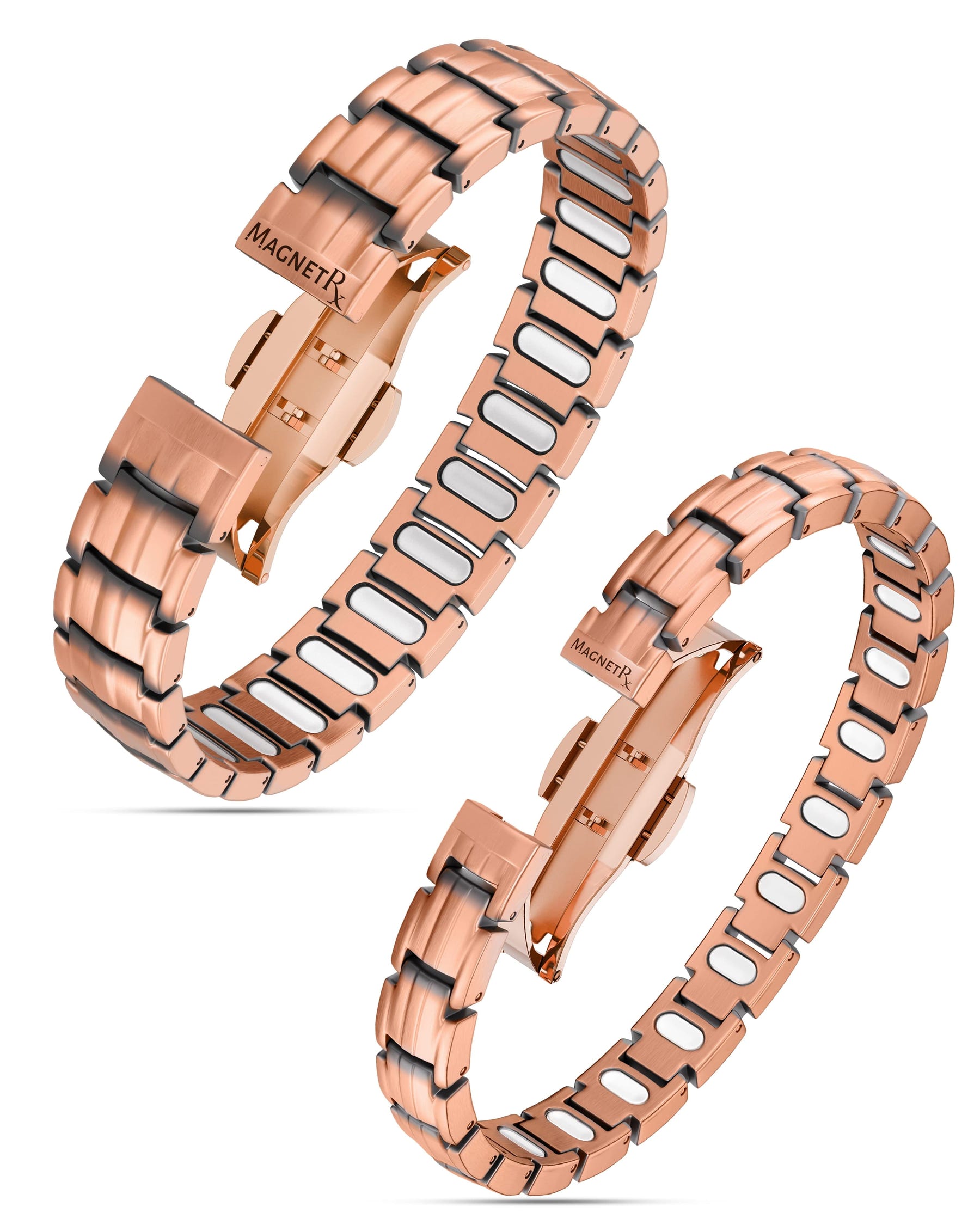 Magnetic Bundles His & Hers Matching Magnetic Bracelets – EllipseMAX Copper MagnetRX