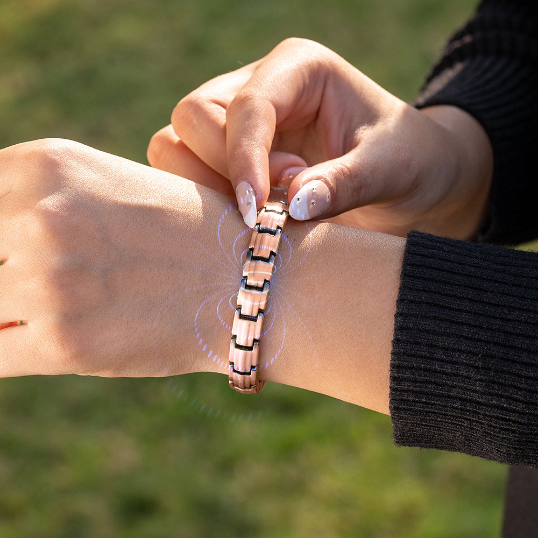 Magnetic Bundles Women’s Copper Power Set – EllipseMAX Bracelet + Necklace MagnetRX