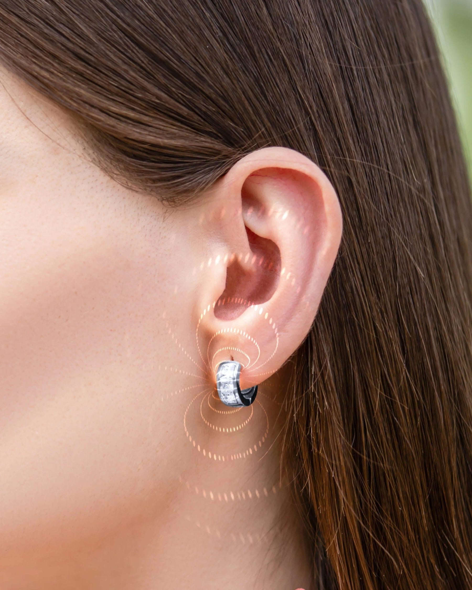 Magnetic Bundles Women’s Crystal Wellness Set – Magnetic Clover Bracelet + Earrings (Silver) MagnetRX