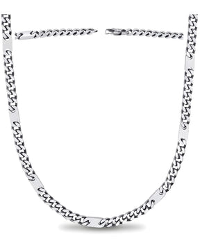 Magnetic Necklace Magnetic Therapy Necklace Stainless Steel Curb Chain MagnetRX