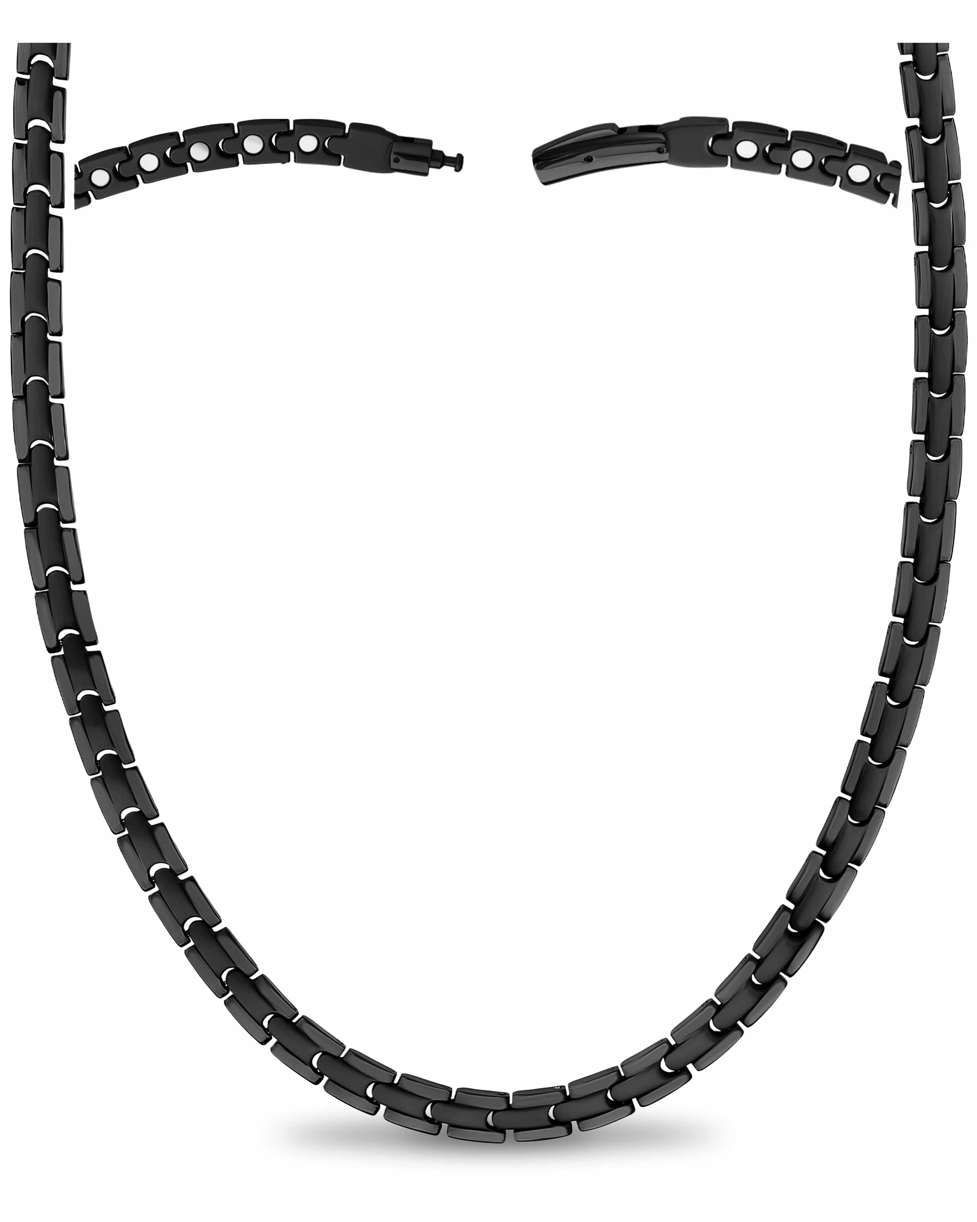 Black Titanium Magnetic Necklace | MagnetRX