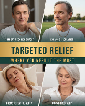 Magnetic Necklace Powerful Copper Magnetic Therapy Necklace Classic Chain MagnetRX