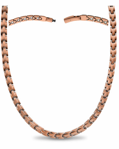 Magnetic Necklace Powerful Copper Magnetic Therapy Necklace Classic Chain MagnetRX