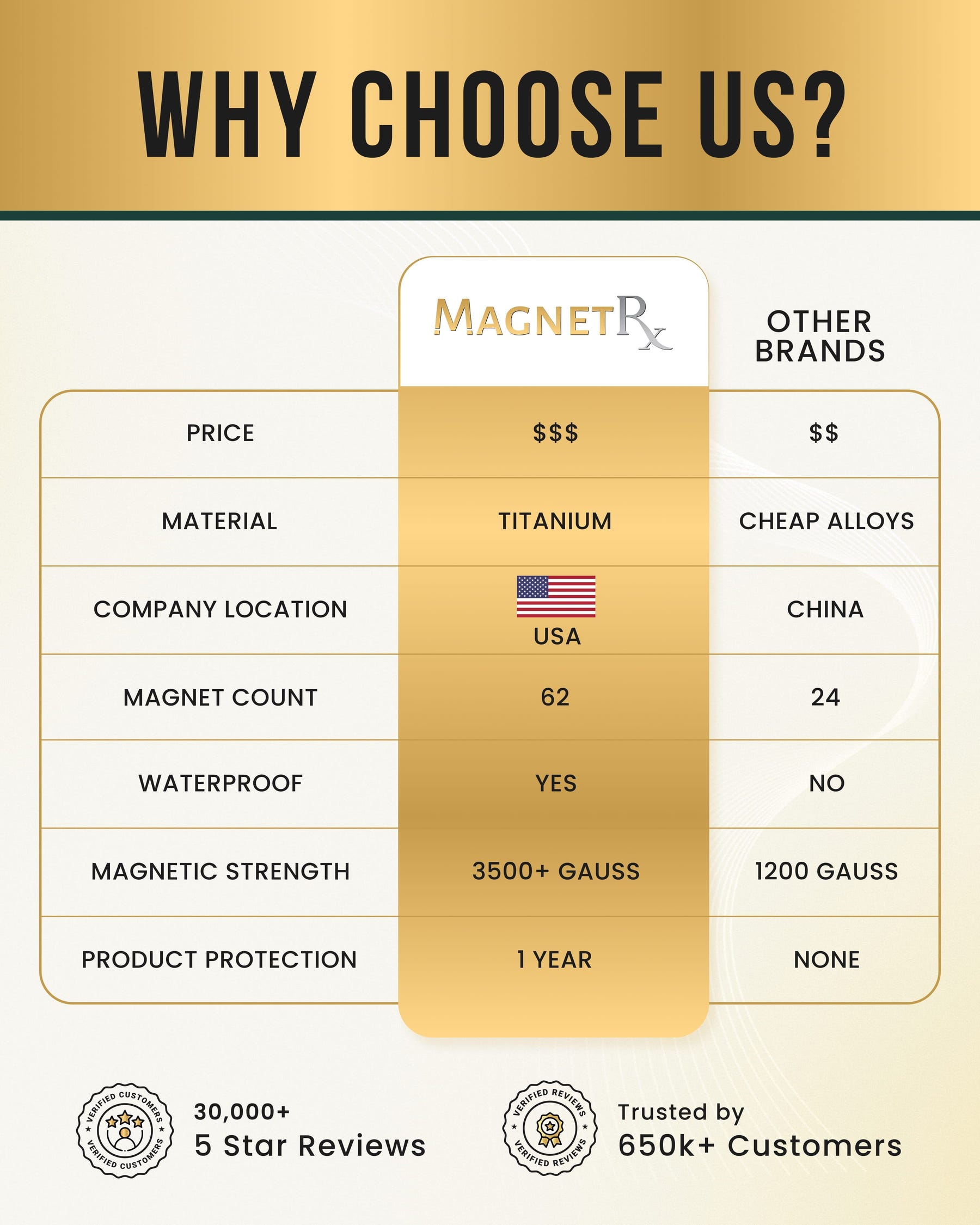 Magnetic Necklace Powerful Silver Titanium Magnetic Therapy Necklace MagnetRX