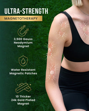 Magnetic Patch Magnetic Patches Spot Therapy Tape with Magnets (20 Pack) MagnetRX