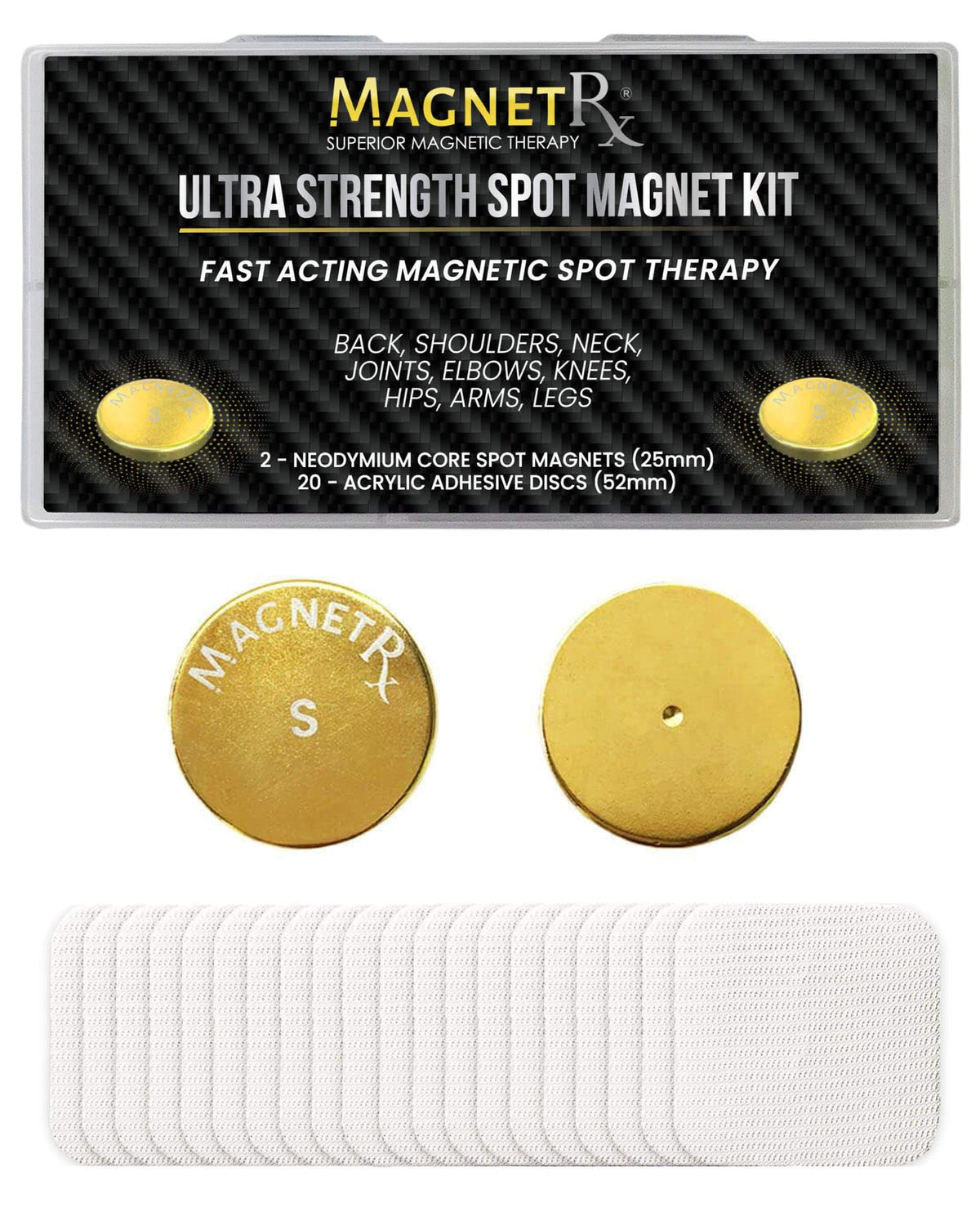 Magnetic Patch Magnetic Therapy Spot Magnet Kit MagnetRX