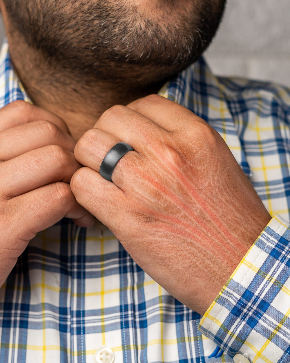 MagnetRX Magnetic Therapy Ring - Gunmetal Gray
