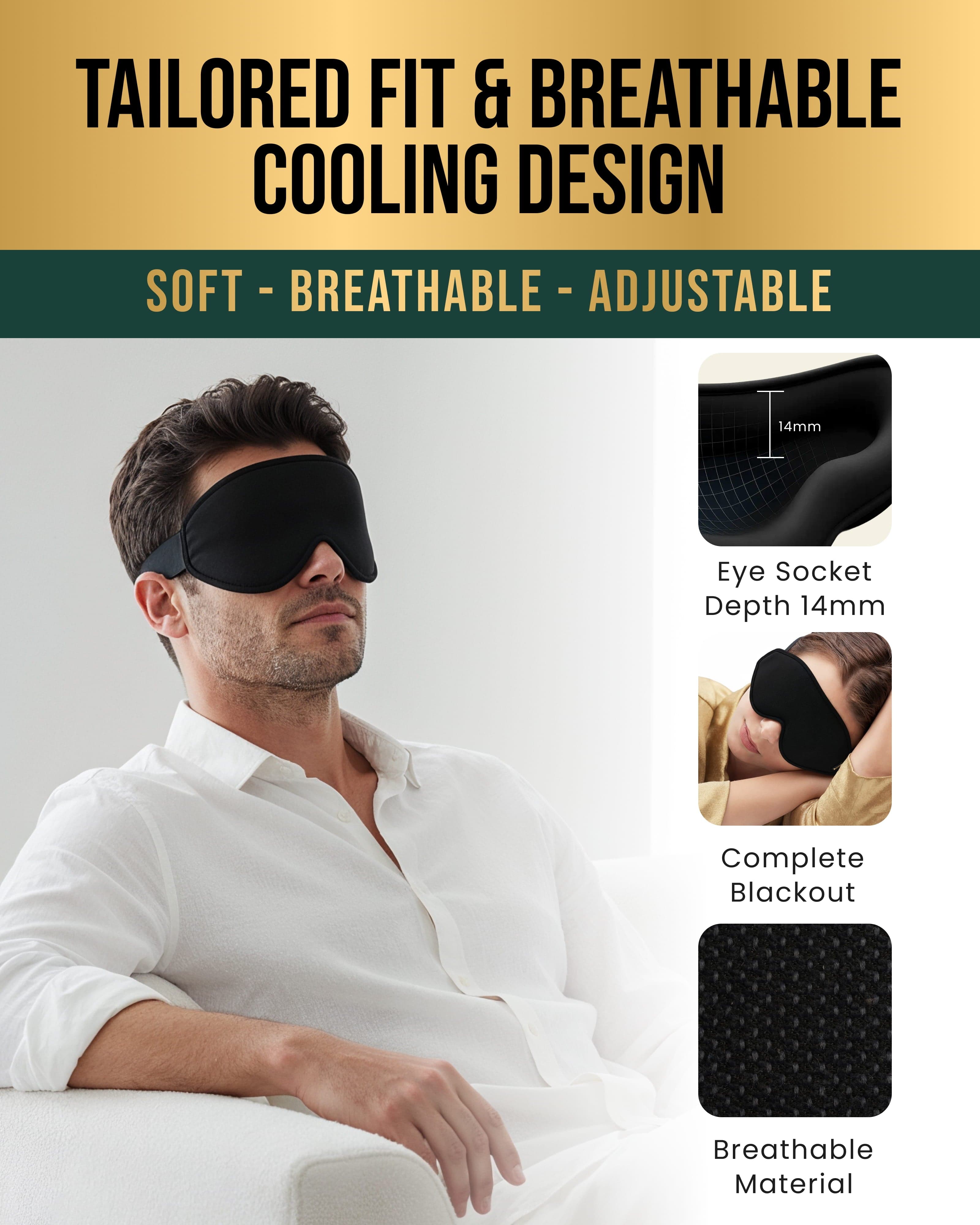 Magnetic Sleep Mask | Nighttime Relaxation Sleep Mask