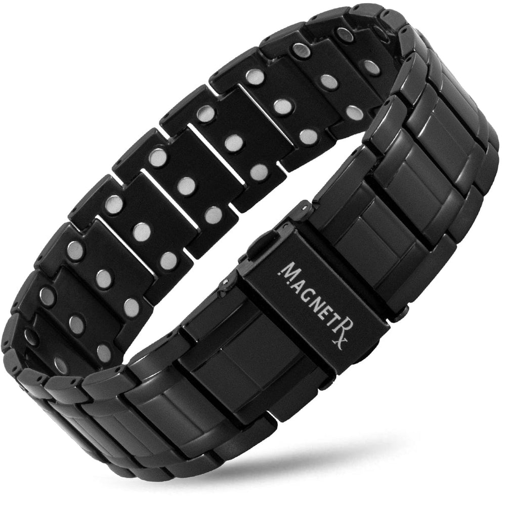3x Strength Titanium Bracelet for Men (Black)