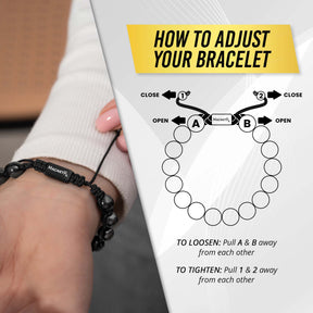 High Power Magnetic Hematite Bracelet Bali Style
